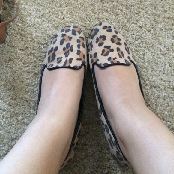 Leopard Print Loafers/Flats