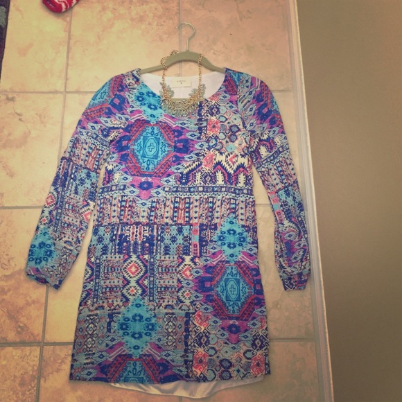 Short printed dress