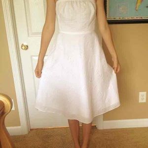 J. Crew white summer dress