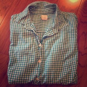 J.Crew Gingham Perfect Shirt