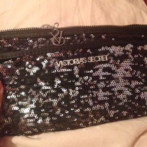 Victoria secret sequin clutch