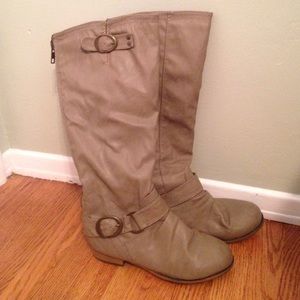 Tan boots