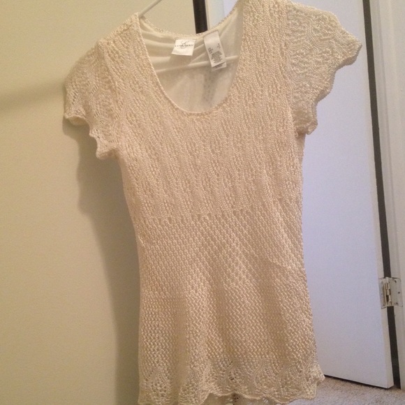 Ivory Lace Top