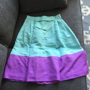 Kate spade pleated bow skirt