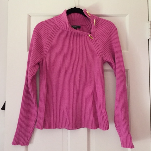 Ralph Lauren pink half turtleneck