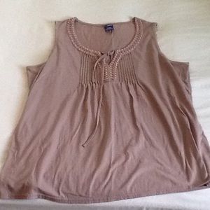 Taupe top