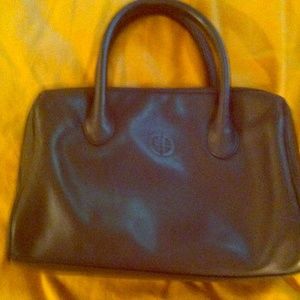 Dark navy handbag