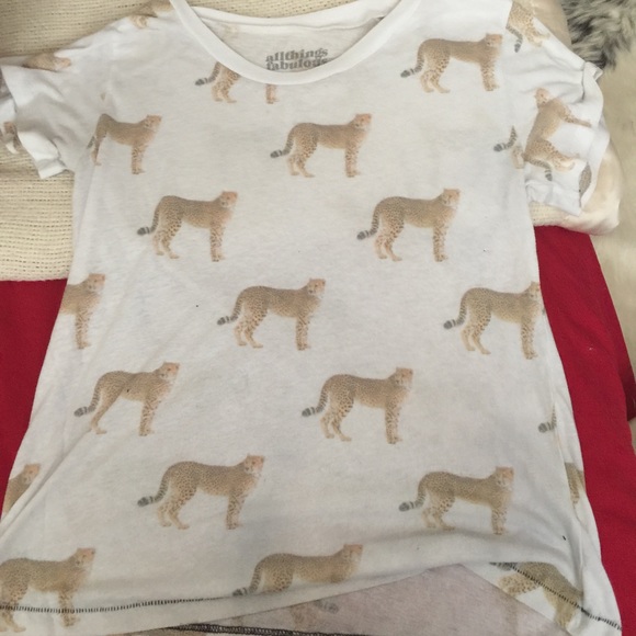 Cheetah print shirt