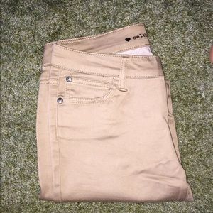 SKINNY KHAKI PANTS
