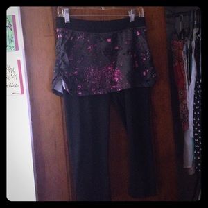 Running skirt with built in leggings