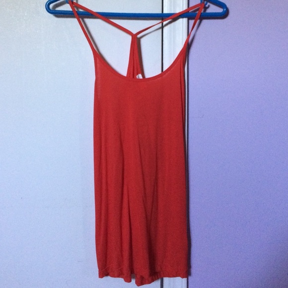 Red tank top