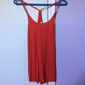 Red tank top