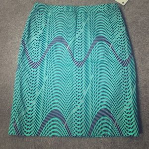Adorable mint and purple print skirt