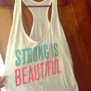 Strong is Beautiful racerback tank