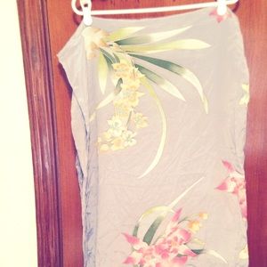 Blue Silk Sarong. NWOT.