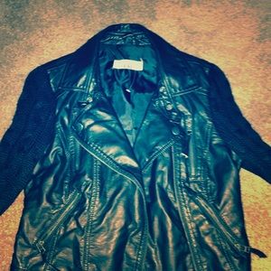 Black pleather jacket
