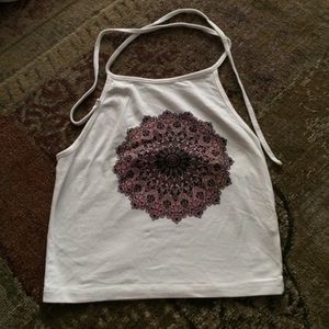 Brandy Melville medallion halter