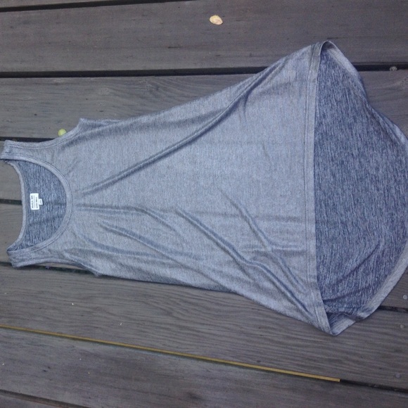 RVCA High-low silver dress