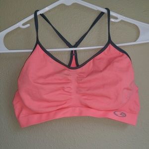 Coral sports bra