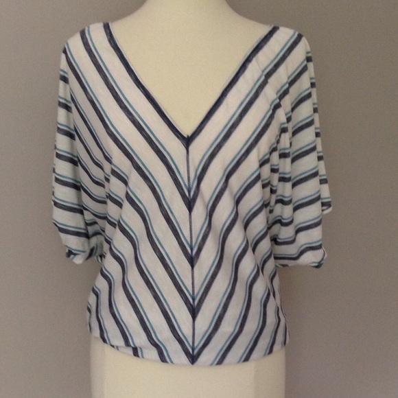Max Studio Dolman Striped Top