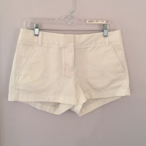 J. Crew white chico shorts