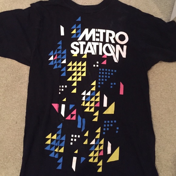 Metro Station band t-shirt
