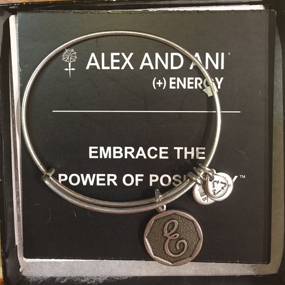 "E" Alex and Ani bangle