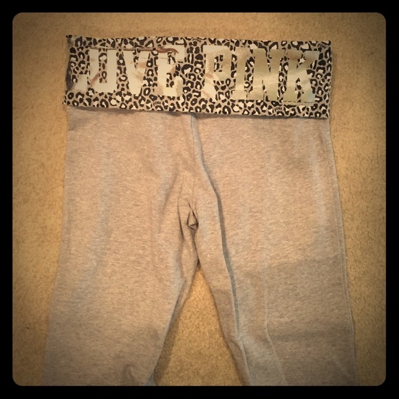 Gray Victoria's Secret boot cut yoga pants