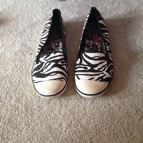 Zebra print shoes