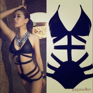 Sexy Strappy One Piece Swimsuit✨