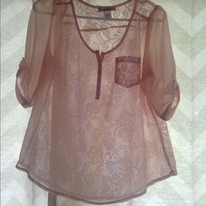 Sheer blouse