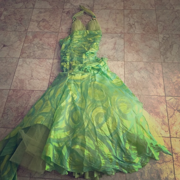 Green dress