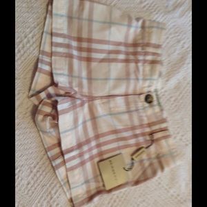 New burberry girl shorts !!!