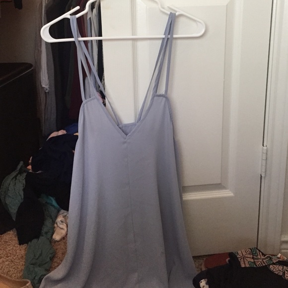 Brandy Melville light blue/lavender selda dress