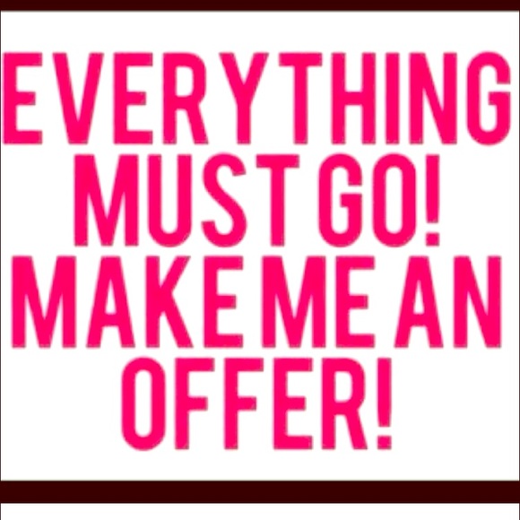 Please make a reasonable offer on anything!