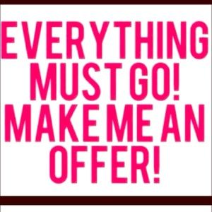 Please make a reasonable offer on anything!