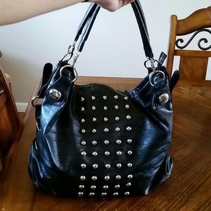Black handbag