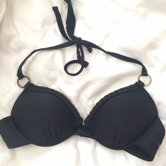 Black bikini top