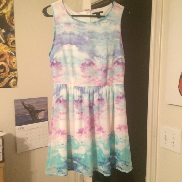 ***SOLD**Forever 21 Clouds Dress