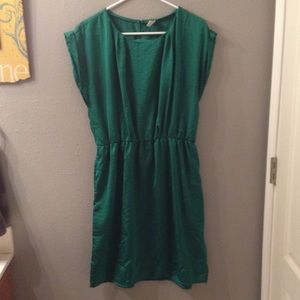 Old Navy emerald green dress size L
