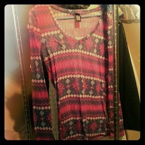 Long sleeve tribal