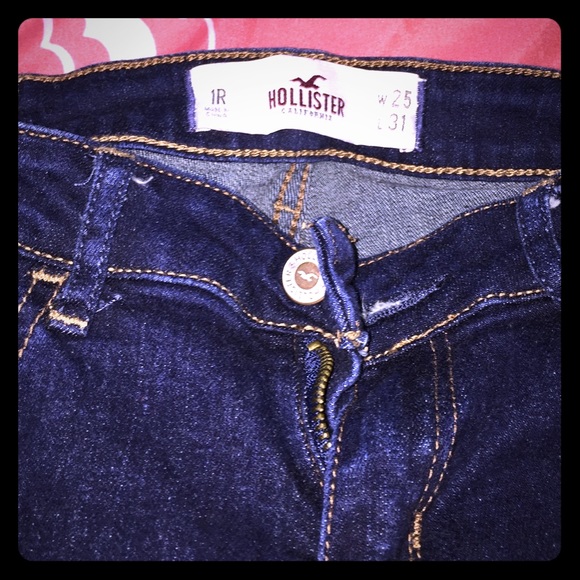 Dark blue Hollister skinny jeans