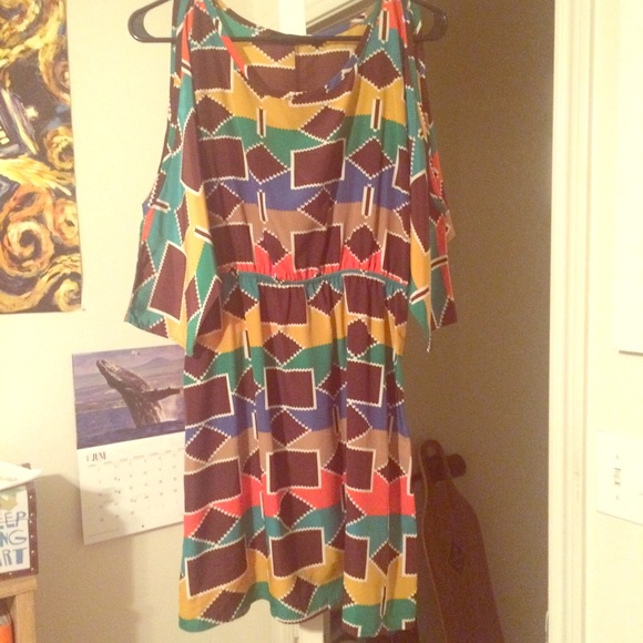 ***SOLD Peaches n' Cream open arm dress!