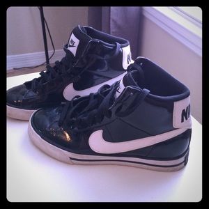 Nike black high tops
