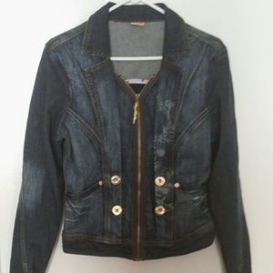 Denim Zipper Jacket