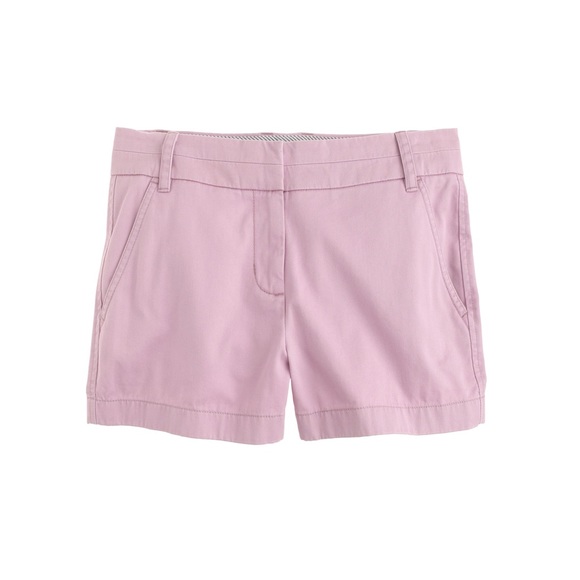 NEW J.CREW CHINO SHORT 3" inseam dusty mauve