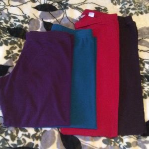 Four Victoria's Secret yoga leggings