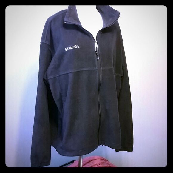 Columbia Black Fleece Jacket XL