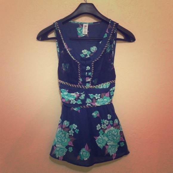 Free People floral top