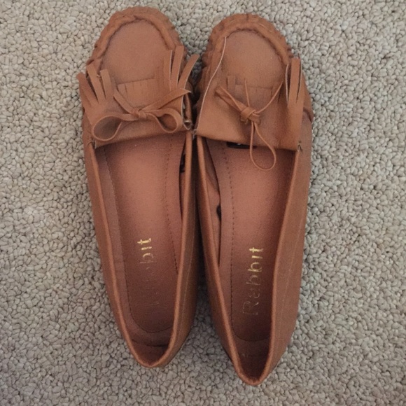 Brown moccasins